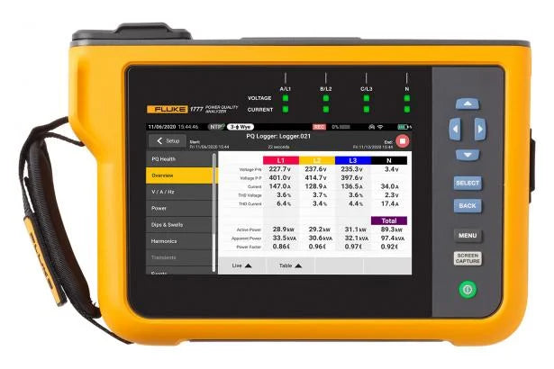 Fluke 1775 Series Three-Phase Power Quality Analyzers