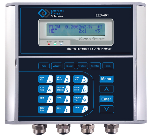 EES-401 Ultrasonic Energy (BTU) Meter (High Precision)