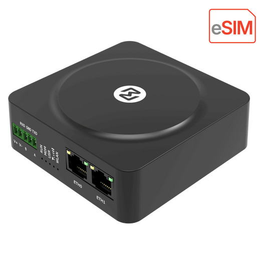 Robustel R1511e - Industrial 4G/LTE Router with eSIM/eUICC & Serial